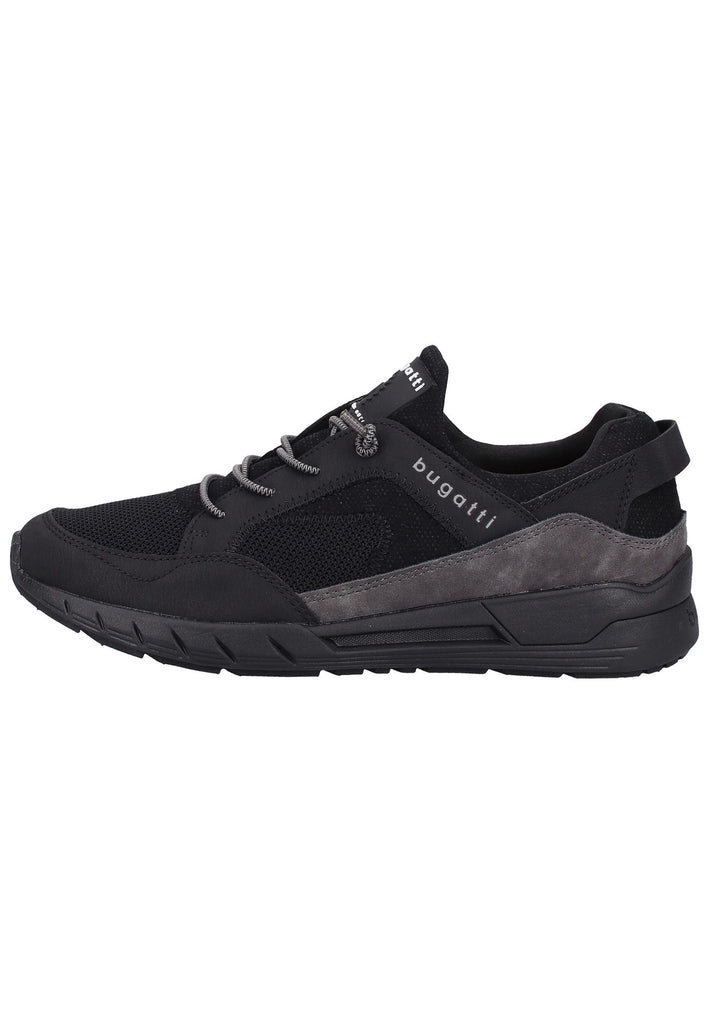 Bugatti Sneaker Lederimitat Schwarz - surf4shoes