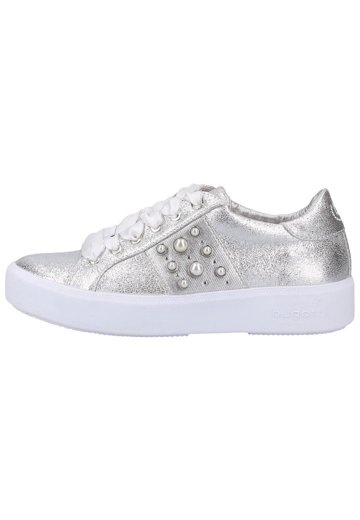 Bugatti Sneaker Lederimitat Silber - surf4shoes