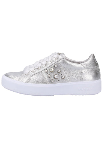 Bugatti Sneaker Lederimitat Silber - surf4shoes