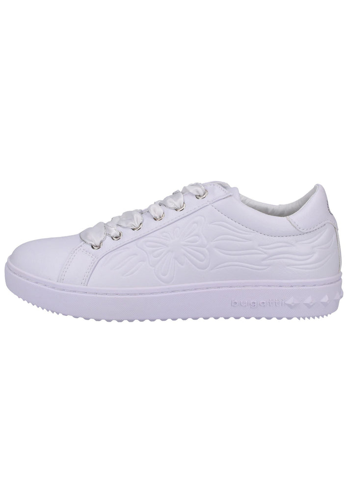 Bugatti Sneaker Lederimitat Weiß - surf4shoes