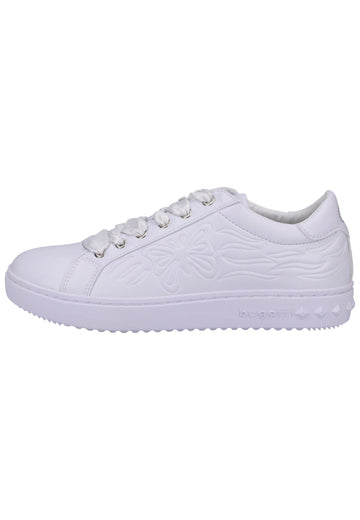 Bugatti Sneaker Lederimitat Weiß - surf4shoes