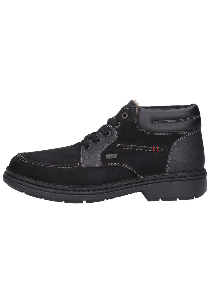 Rieker Halbschuhe Leder/Textil Schwarz - surf4shoes