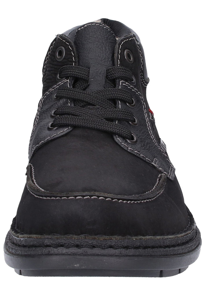 Rieker Halbschuhe Leder/Textil Schwarz - surf4shoes