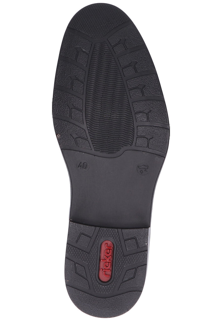 Rieker Halbschuhe Leder Schwarz - surf4shoes