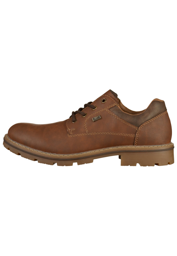 Rieker Halbschuhe Lederimitat Braun - surf4shoes
