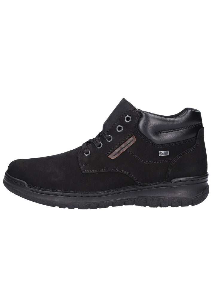 Rieker Stiefelette Leder Schwarz - surf4shoes