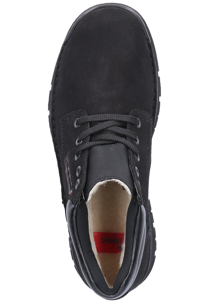 Rieker Stiefelette Leder Schwarz - surf4shoes
