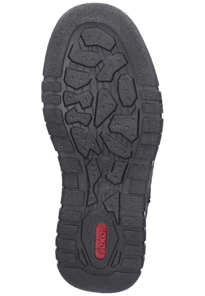 Rieker Stiefelette Leder Schwarz - surf4shoes