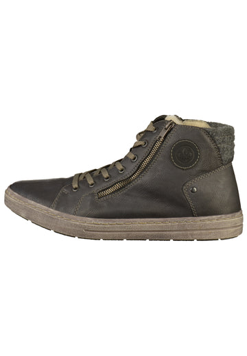 Rieker Sneaker Lederimitat Grau - surf4shoes