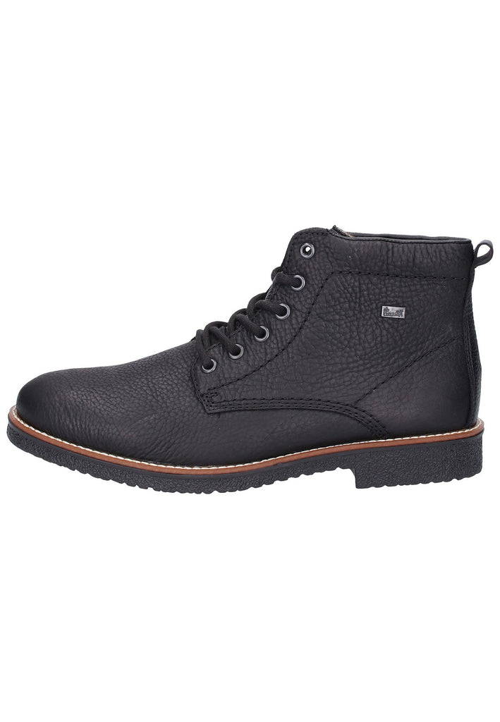 Rieker Stiefelette Leder Schwarz - surf4shoes