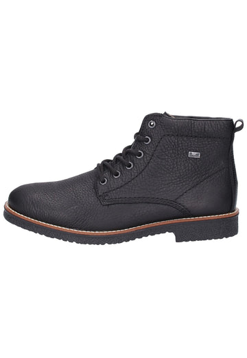Rieker Stiefelette Leder Schwarz - surf4shoes