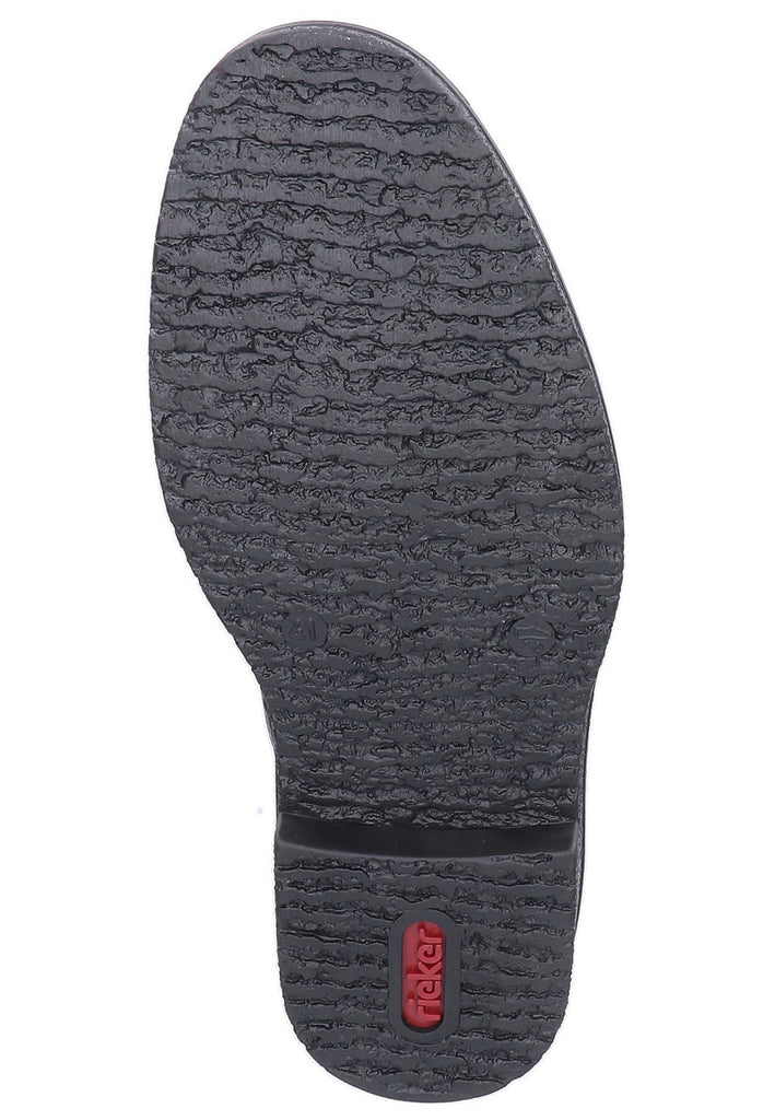 Rieker Stiefelette Leder Schwarz - surf4shoes