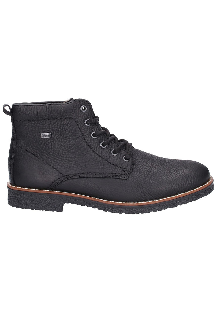 Rieker Stiefelette Leder Schwarz - surf4shoes