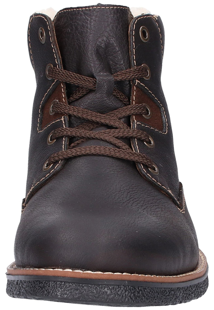 Rieker Stiefelette Leder Braun - surf4shoes