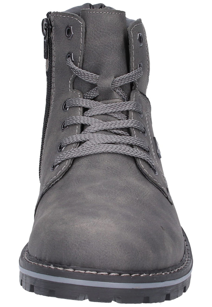 Rieker Stiefelette Lederimitat Grau - surf4shoes