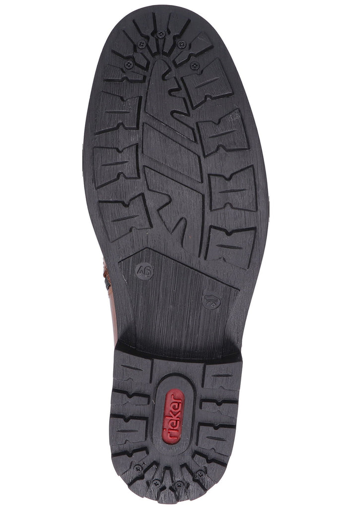 Rieker Stiefelette Leder Braun - surf4shoes