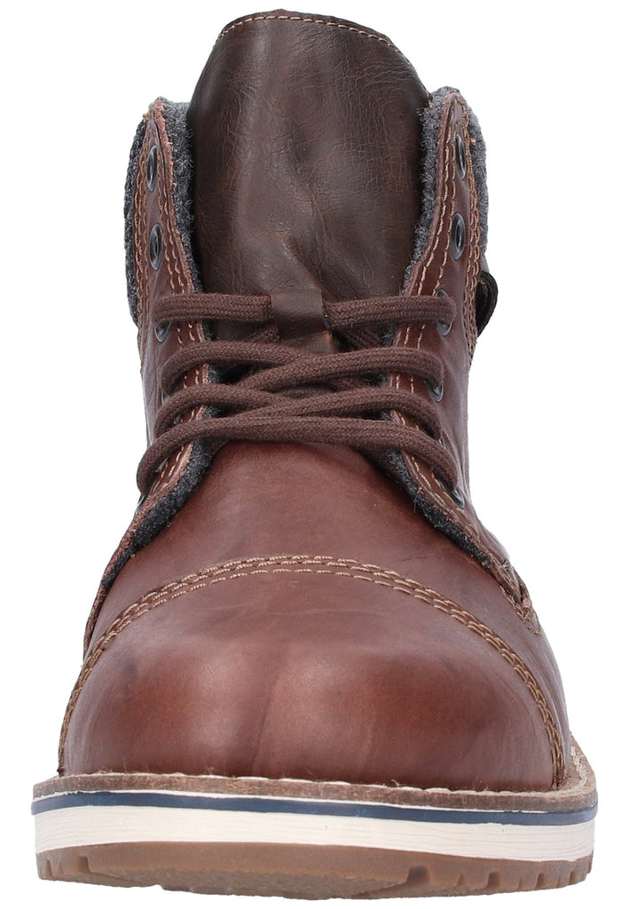 Rieker Stiefelette Leder Braun - surf4shoes