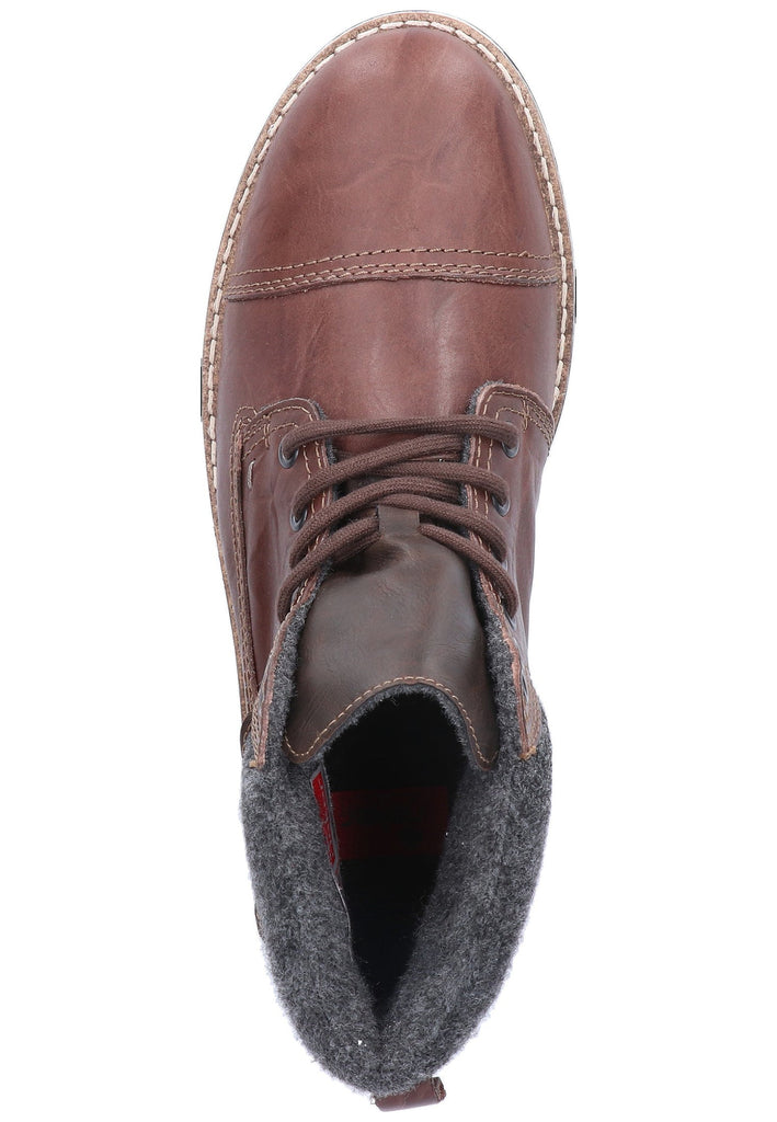 Rieker Stiefelette Leder Braun - surf4shoes