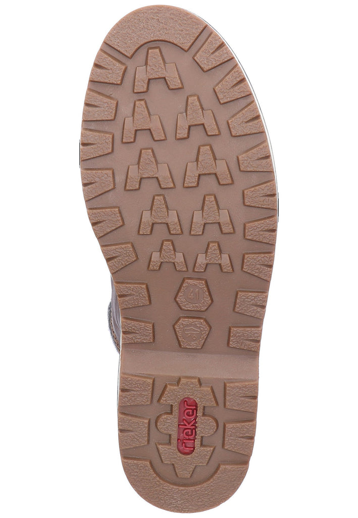 Rieker Stiefelette Leder Braun - surf4shoes