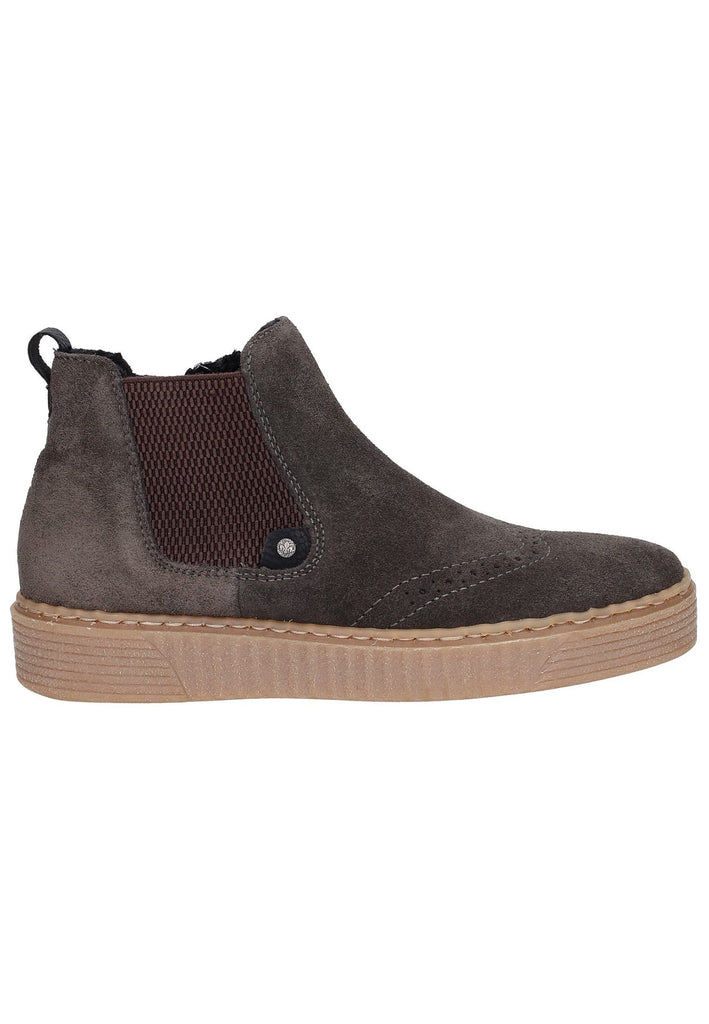 Rieker Stiefelette Leder Grau - surf4shoes