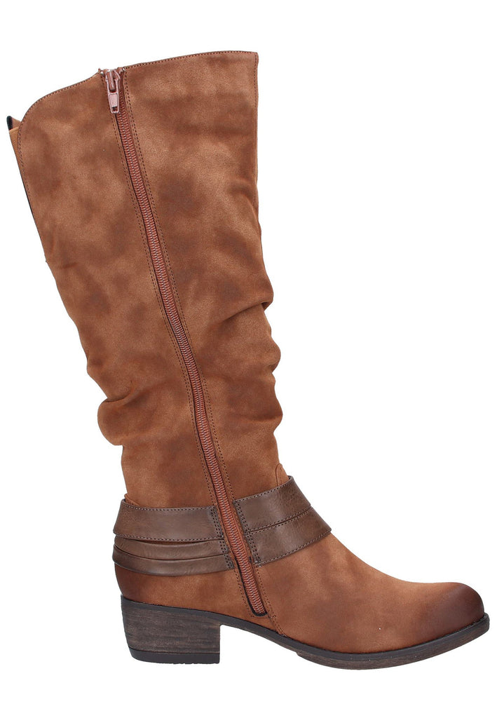Rieker Stiefel Lederimitat Braun - surf4shoes