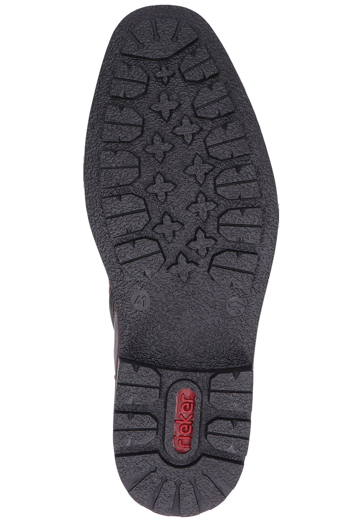 Rieker Stiefelette Glattleder Braun - surf4shoes