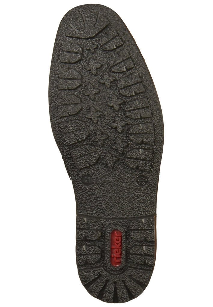 Rieker Stiefelette Leder Schwarz - surf4shoes