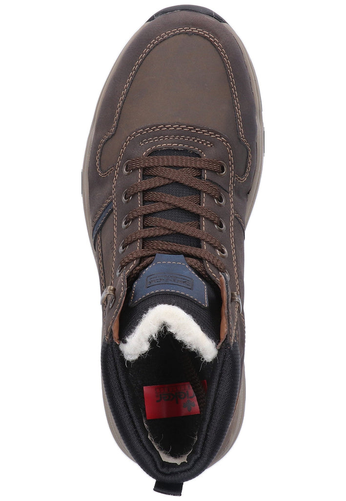 Rieker Stiefelette Leder Braun - surf4shoes