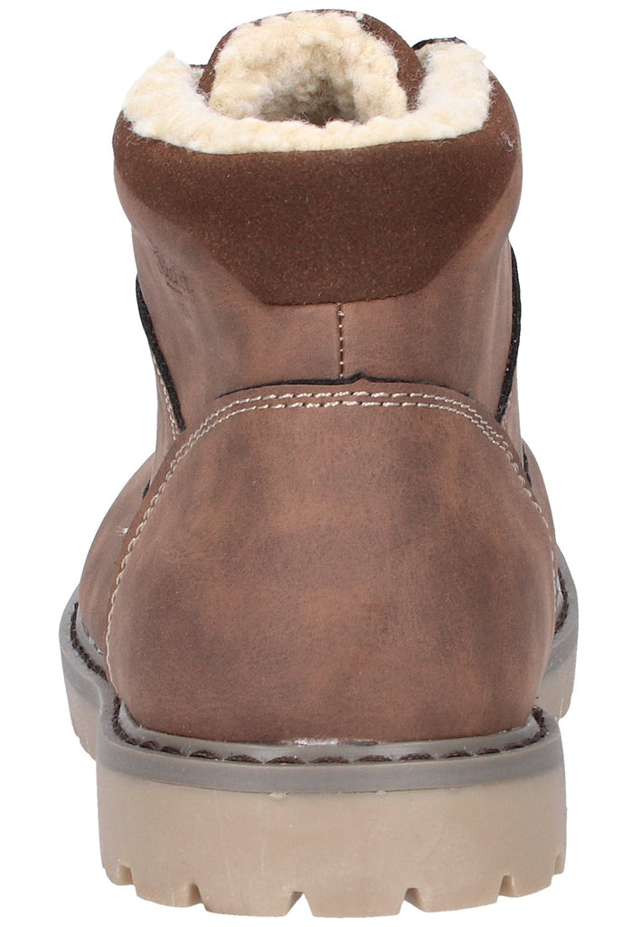 Rieker Stiefelette Lederimitat Braun - surf4shoes