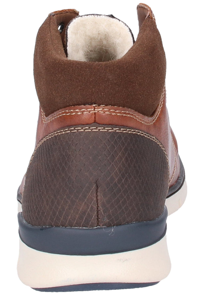 Rieker Stiefelette Lederimitat Braun - surf4shoes