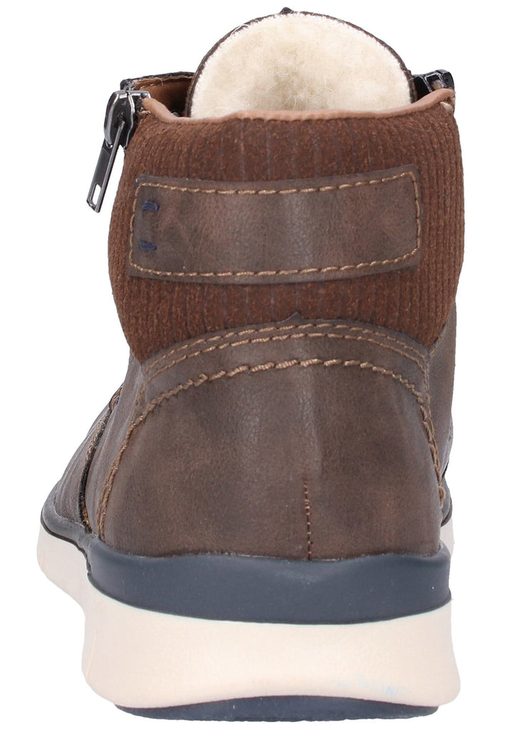 Rieker Halbschuhe Lederimitat Braun - surf4shoes