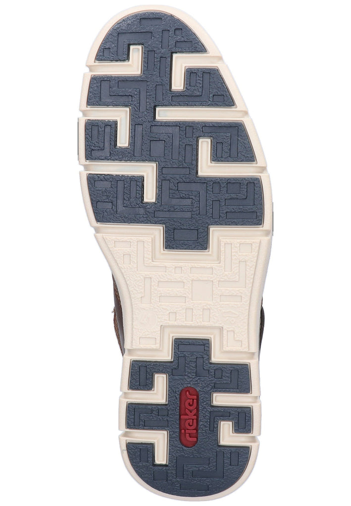 Rieker Stiefelette Leder Dunkelbraun - surf4shoes