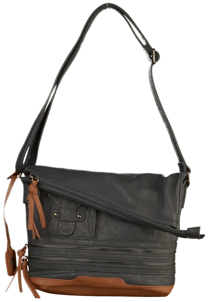 Rieker Taschen Lederimitat Blau - surf4shoes