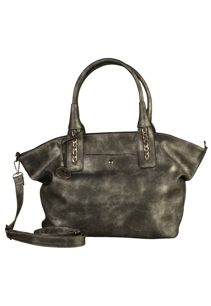 Rieker Taschen Lederimitat Silber - surf4shoes