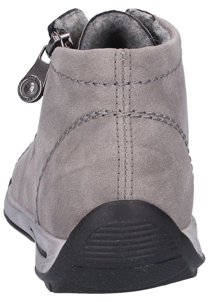 Rieker Halbschuhe Lederimitat Grau - surf4shoes