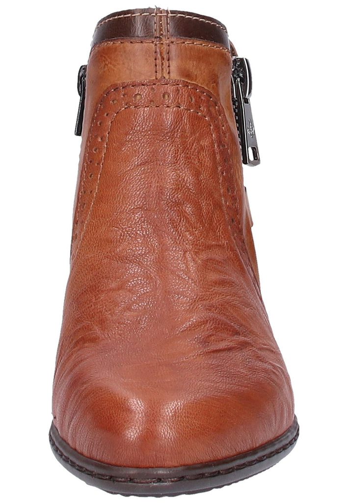 Rieker Stiefelette Leder Braun - surf4shoes