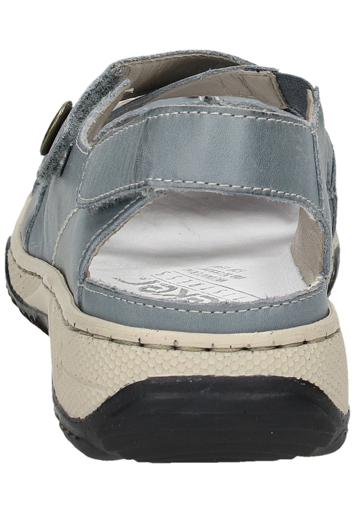 Rieker Sandalen Glattleder Hellblau - surf4shoes