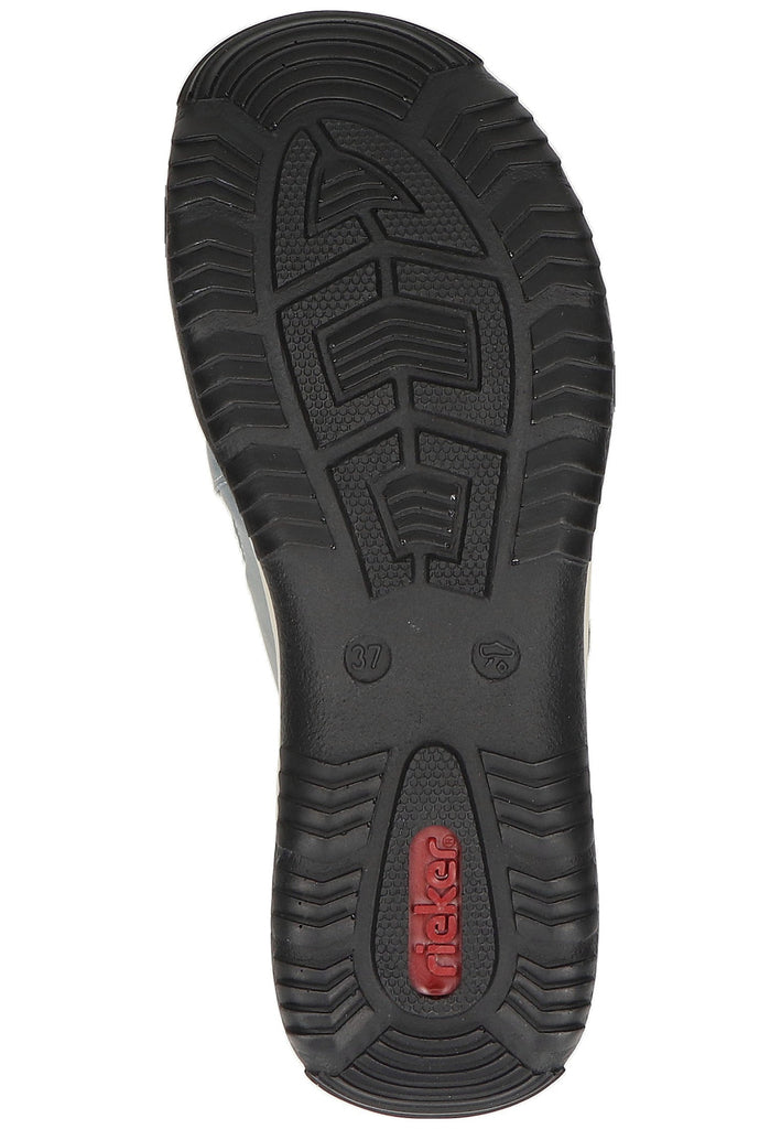 Rieker Sandalen Glattleder Hellblau - surf4shoes