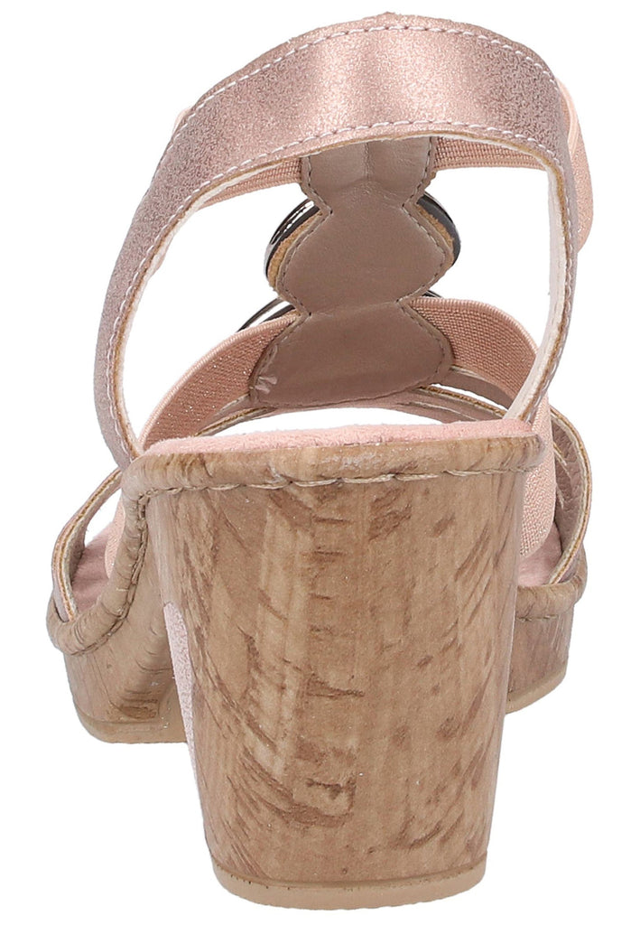 Rieker Sandalen Lederimitat Rose - surf4shoes