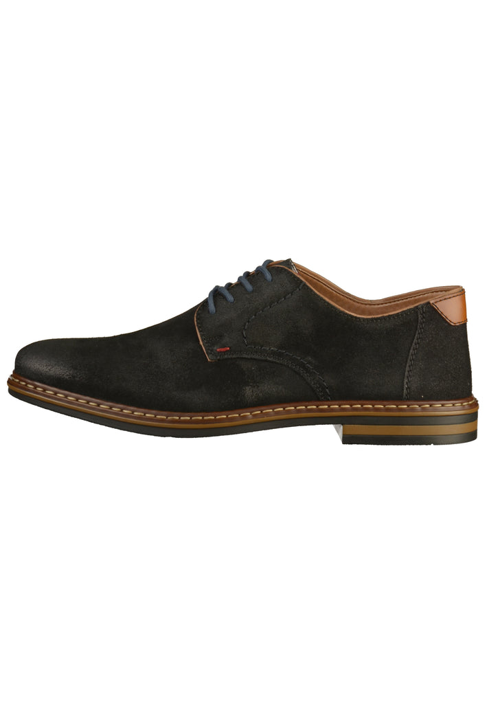 Rieker Halbschuhe Leder Schwarz - surf4shoes