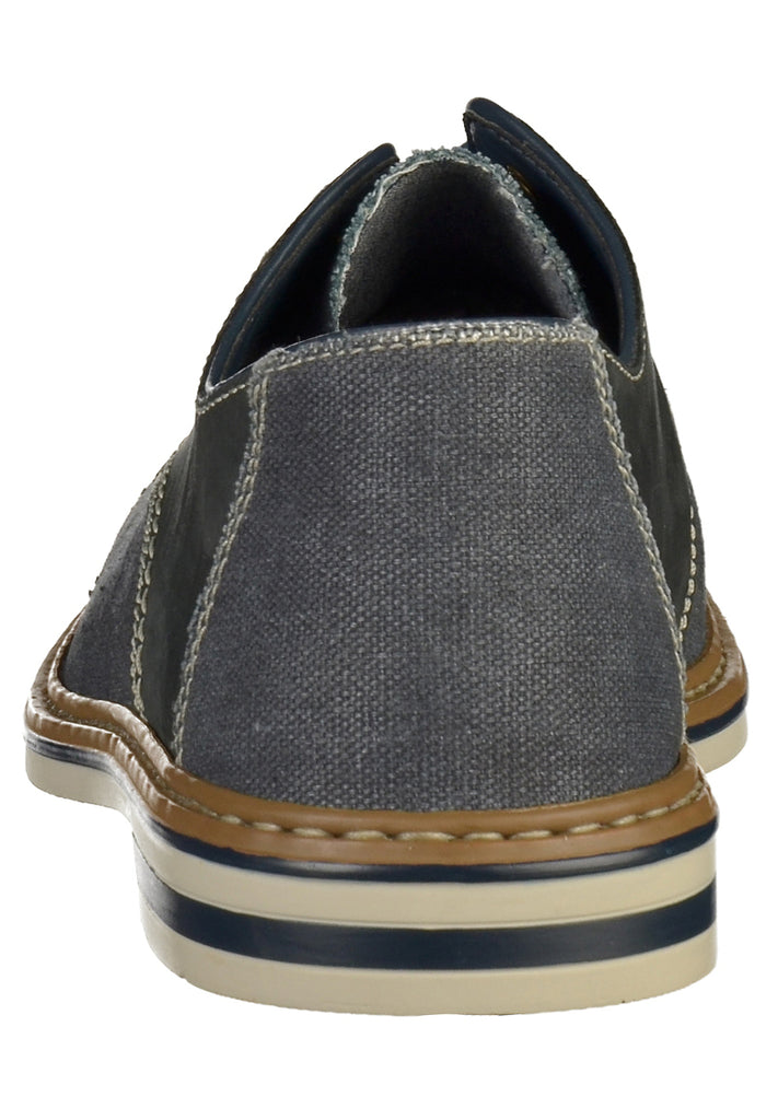 Rieker Halbschuhe Lederimitat/Textil Blau - surf4shoes