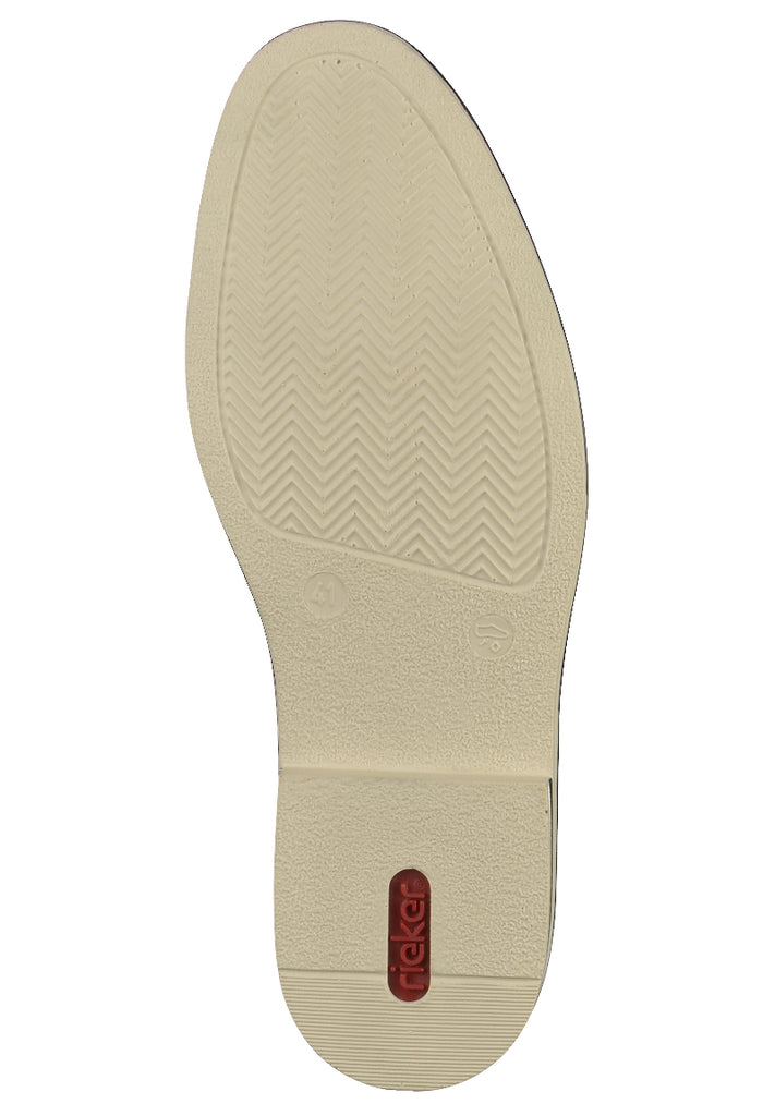 Rieker Halbschuhe Lederimitat/Textil Blau - surf4shoes