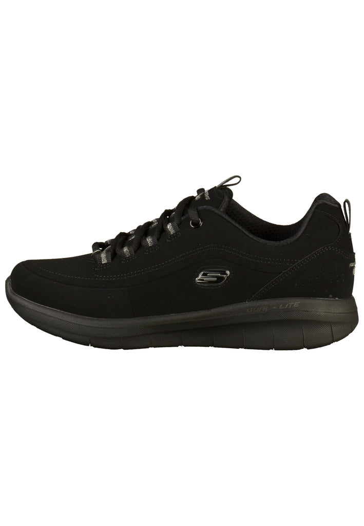 Skechers Sneaker Leder Schwarz - surf4shoes
