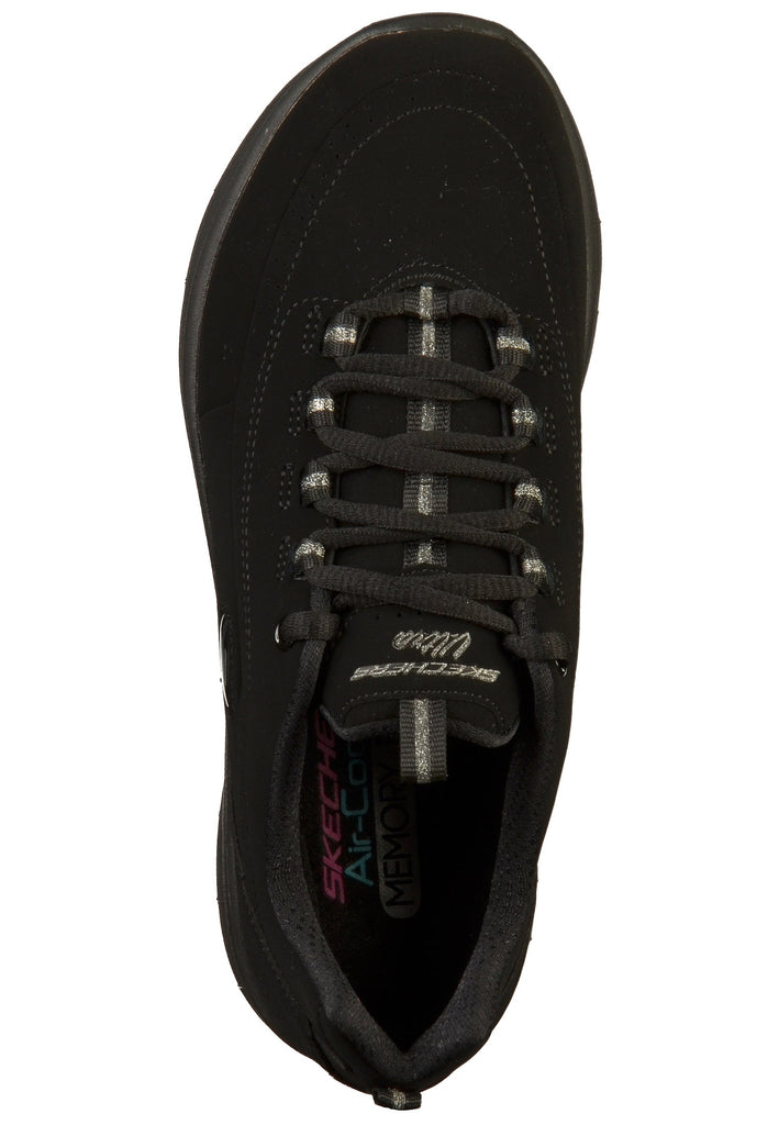 Skechers Sneaker Leder Schwarz - surf4shoes