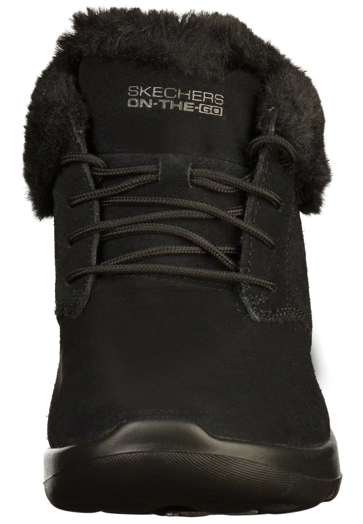 Skechers Stiefelette Leder Schwarz - surf4shoes