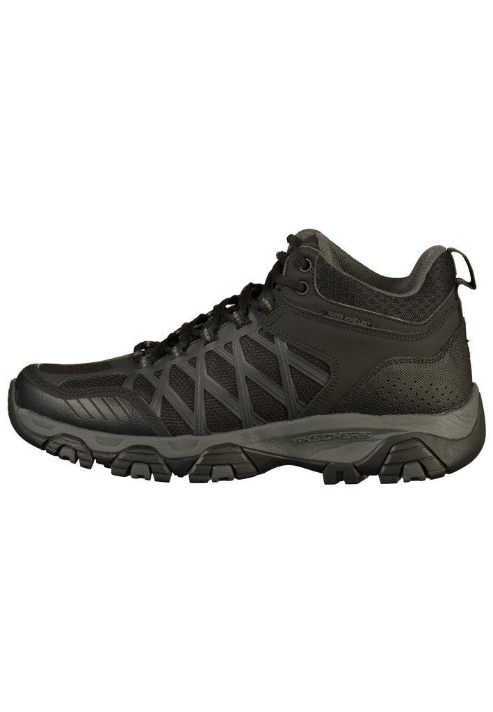 Skechers Sneaker Leder/Mesh Schwarz - surf4shoes