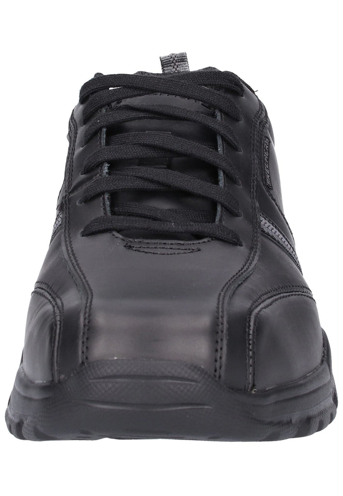 Skechers Halbschuhe Lederimitat Schwarz - surf4shoes