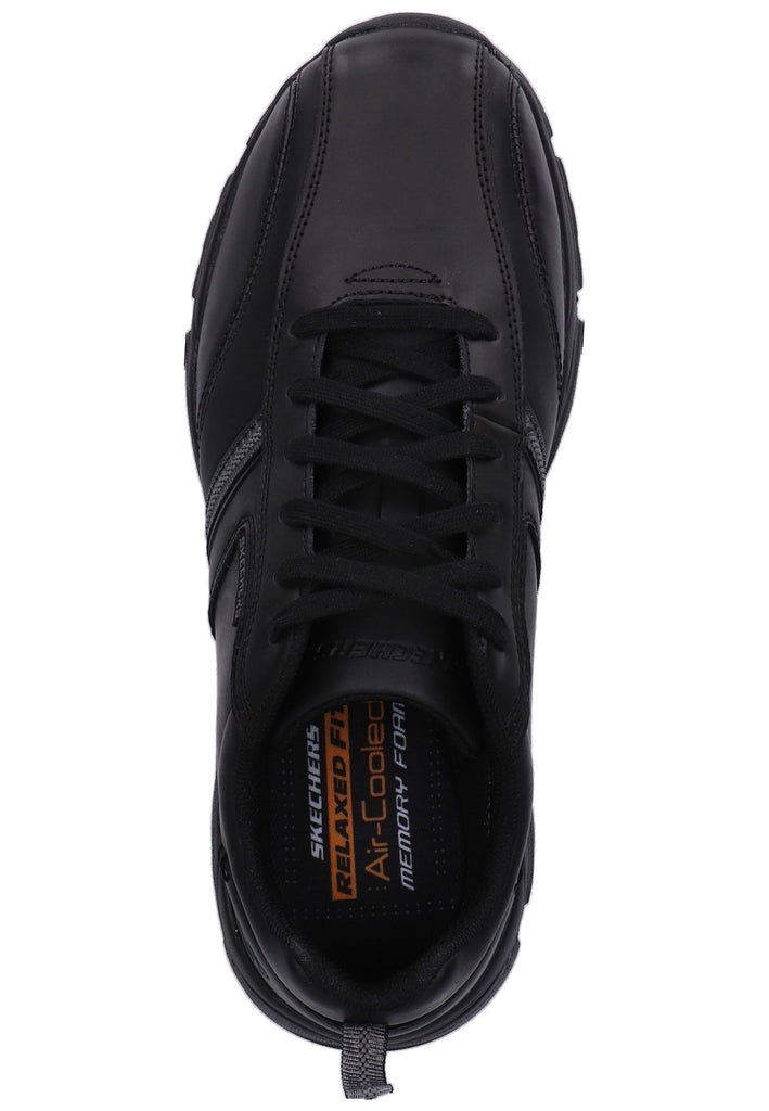 Skechers Halbschuhe Lederimitat Schwarz - surf4shoes