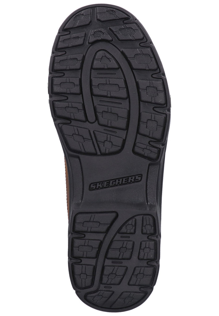 Skechers Stiefelette Leder/Textil Dunkelbraun - surf4shoes