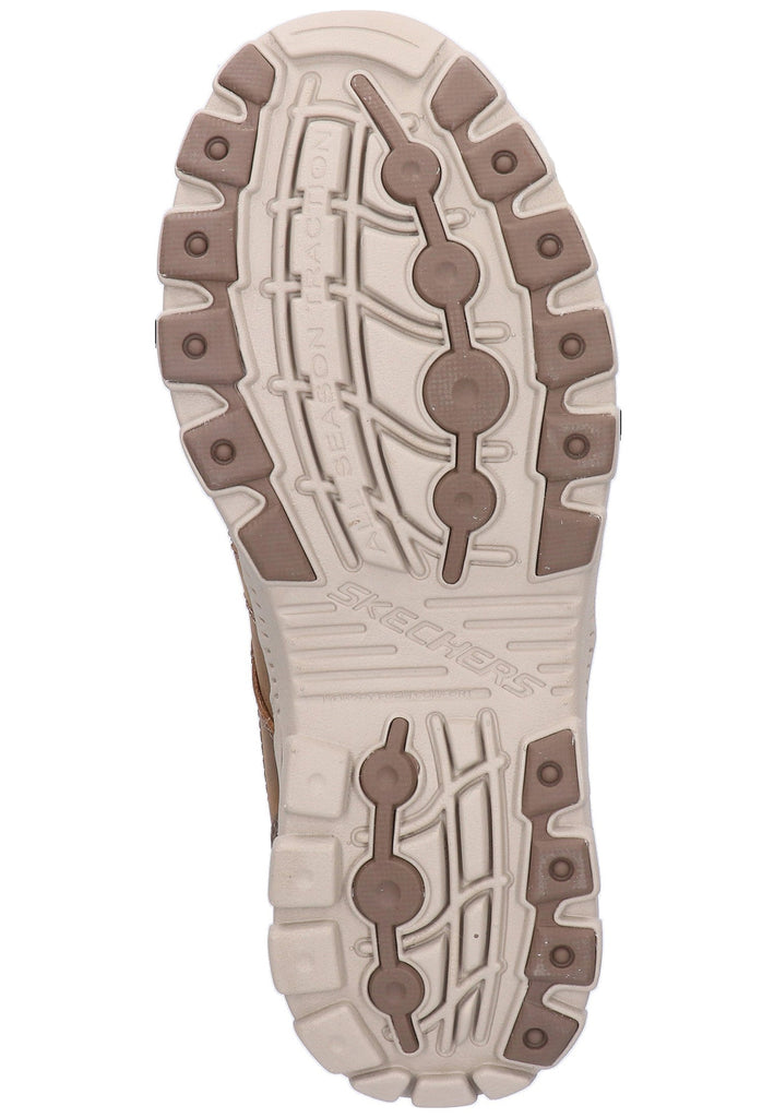 Skechers Sneaker Leder/Textil Braun - surf4shoes